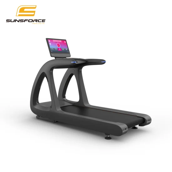 Fabricant chinois avec CE/En957/TUV/SGS/OHSAS/Imps Tapis roulant d'équipement de fitness de qualité commerciale pour salle de sport à écran tactile de 21,5 pouces pour le sport
